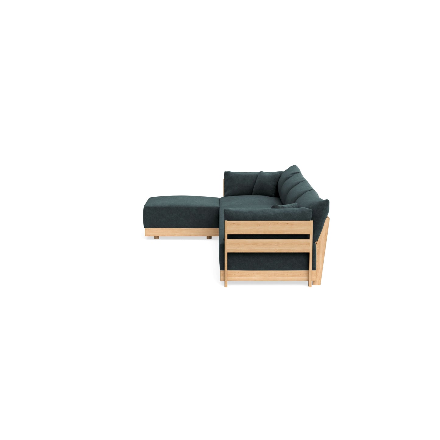 Slipcover Only - Modular Bondi 4-Seater Sectional in Nightfall