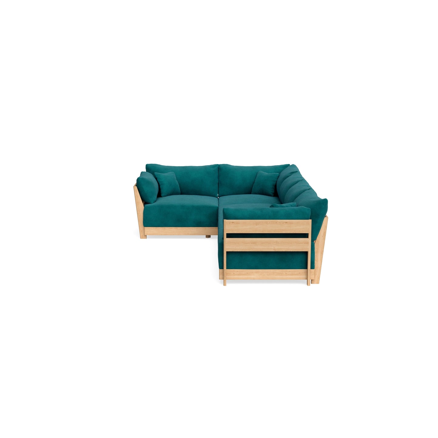 Slipcover Only - Modular Bondi 5-Seater L-Sectional in Peacock