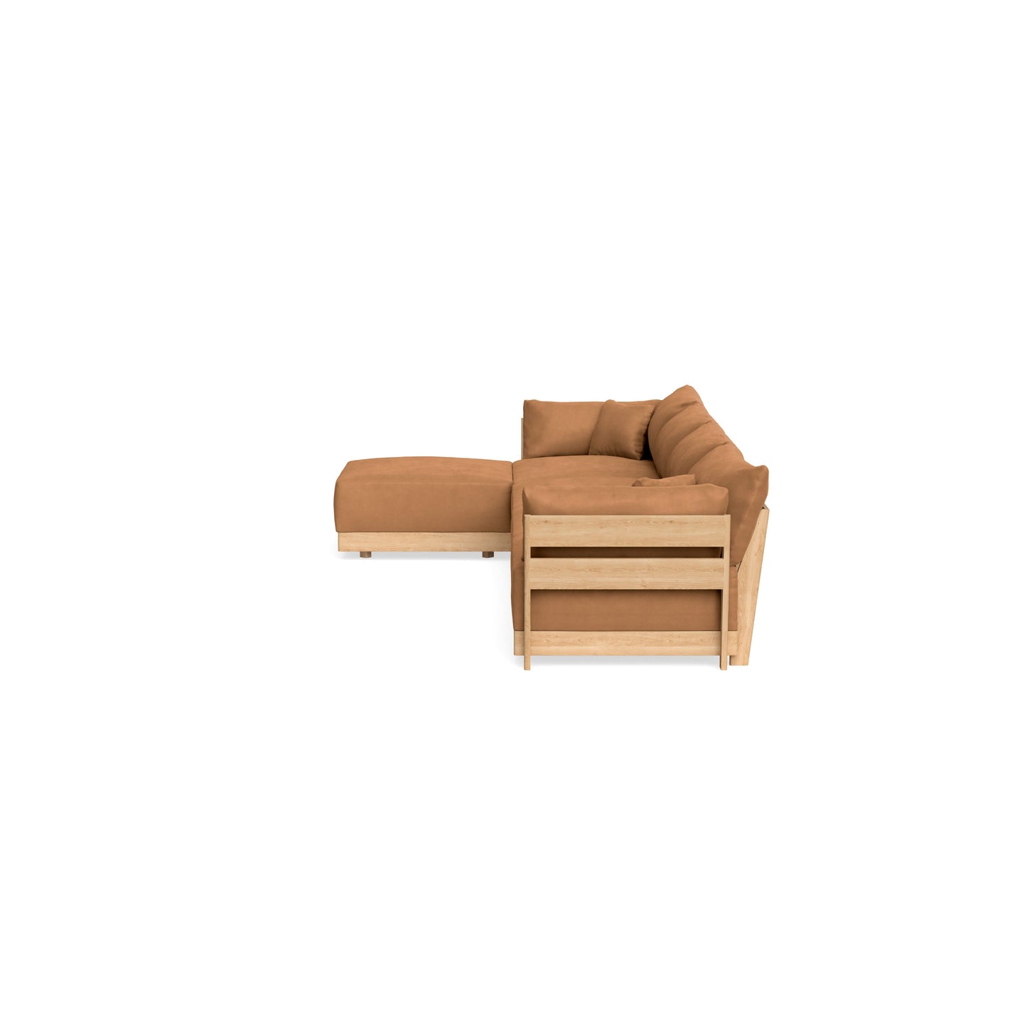 Slipcover Only - Modular Bondi 4-Seater Sectional in Cheddar