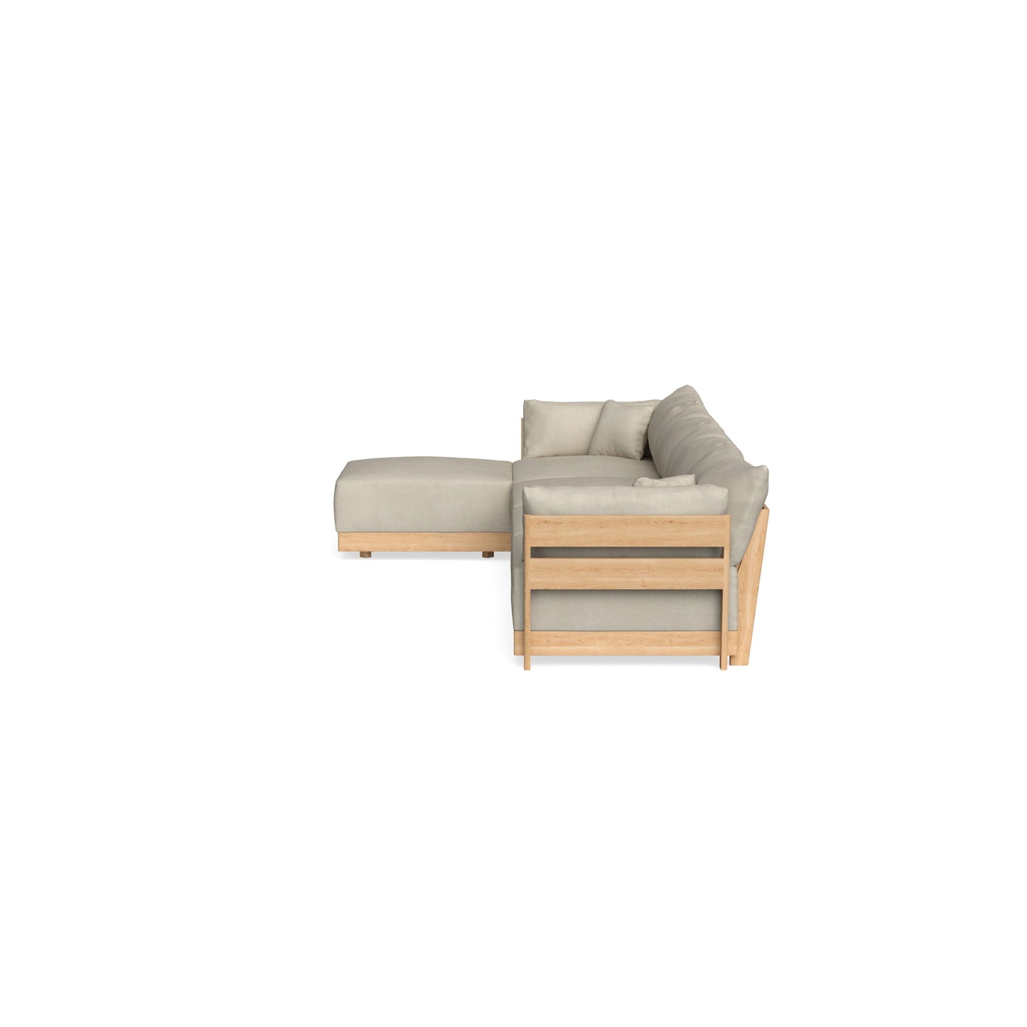 Slipcover Only - Modular Bondi 4-Seater Sectional in Almond