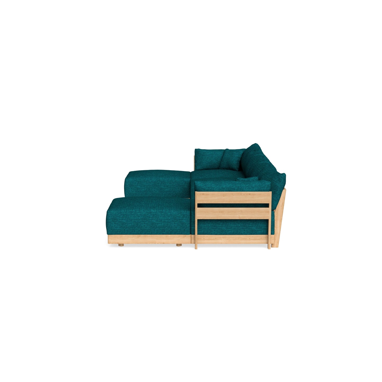 Slipcover Only - Modular Bondi 4-Seater U-Sectional in Marine Teal
