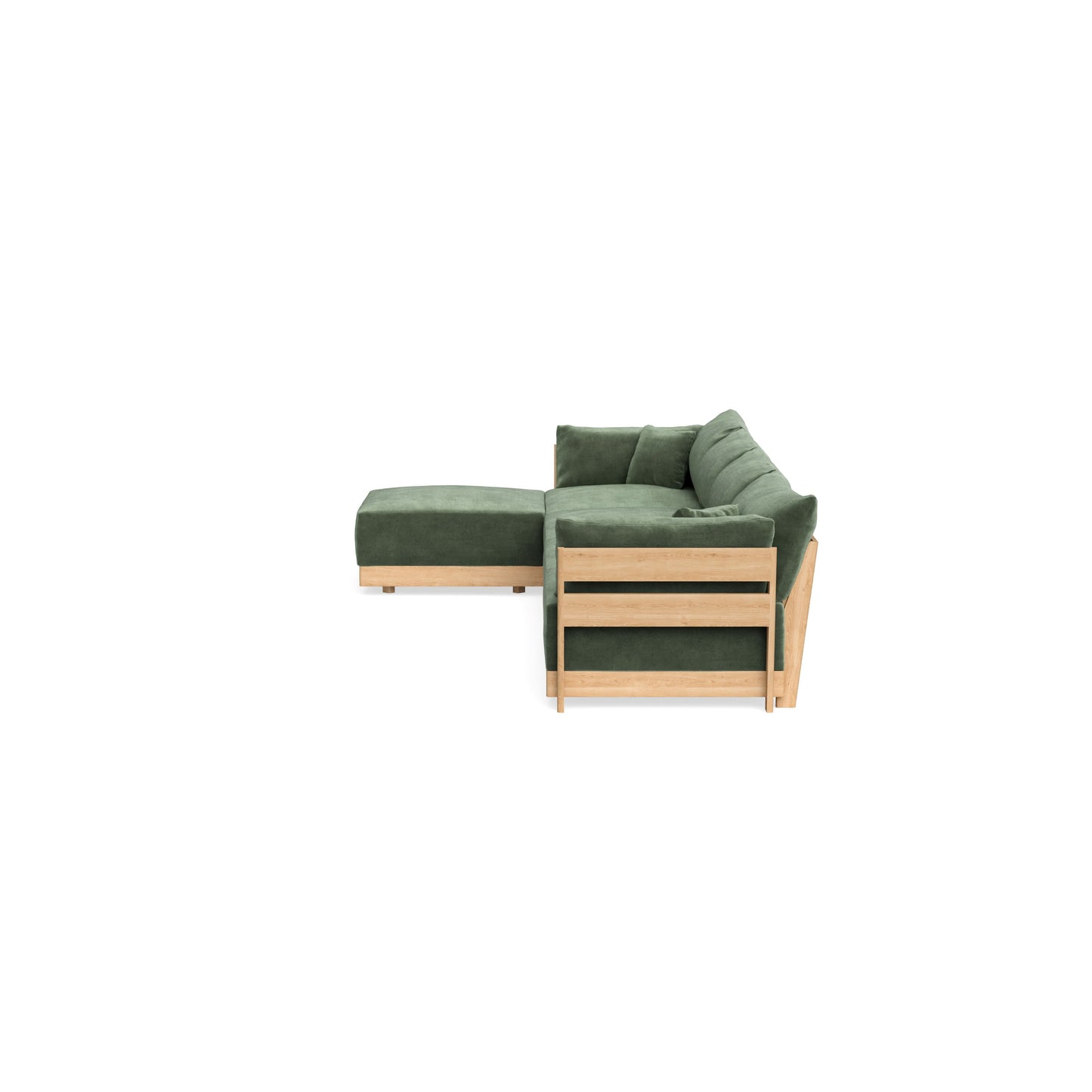 Slipcover Only - Modular Bondi 4-Seater Sectional in Rosemary