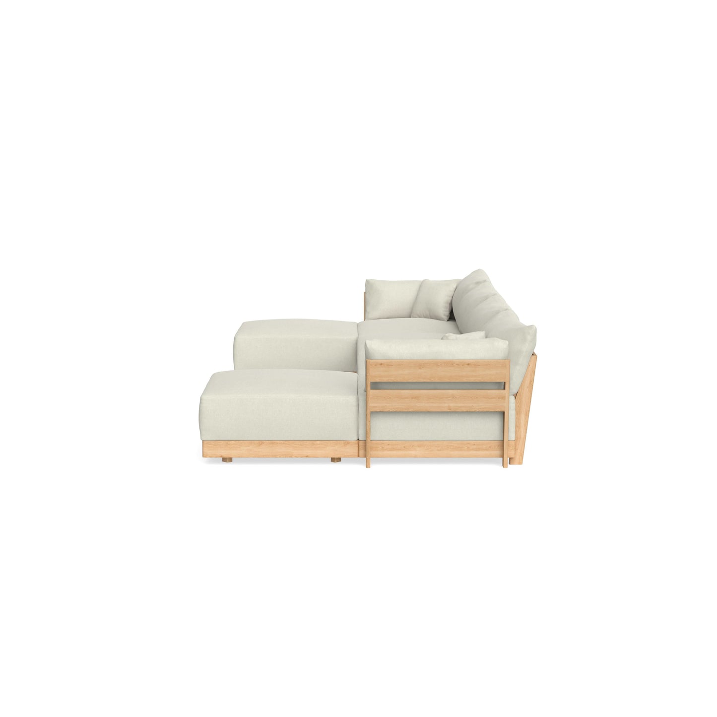 Slipcover Only - Modular Bondi 4-Seater U-Sectional in Eggshell