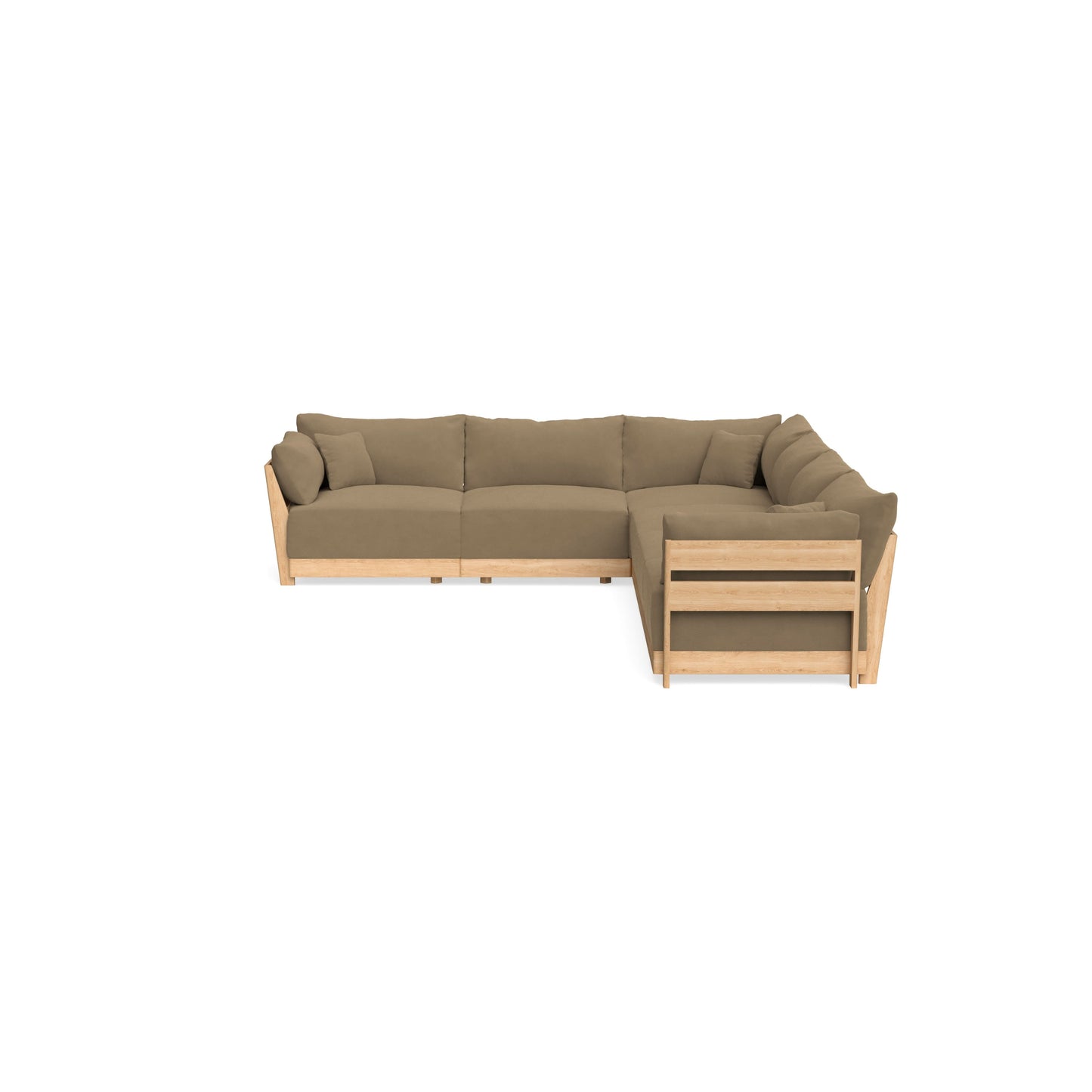 Slipcover Only - Modular Bondi 6-Seater Corner Sectional in Macchiato
