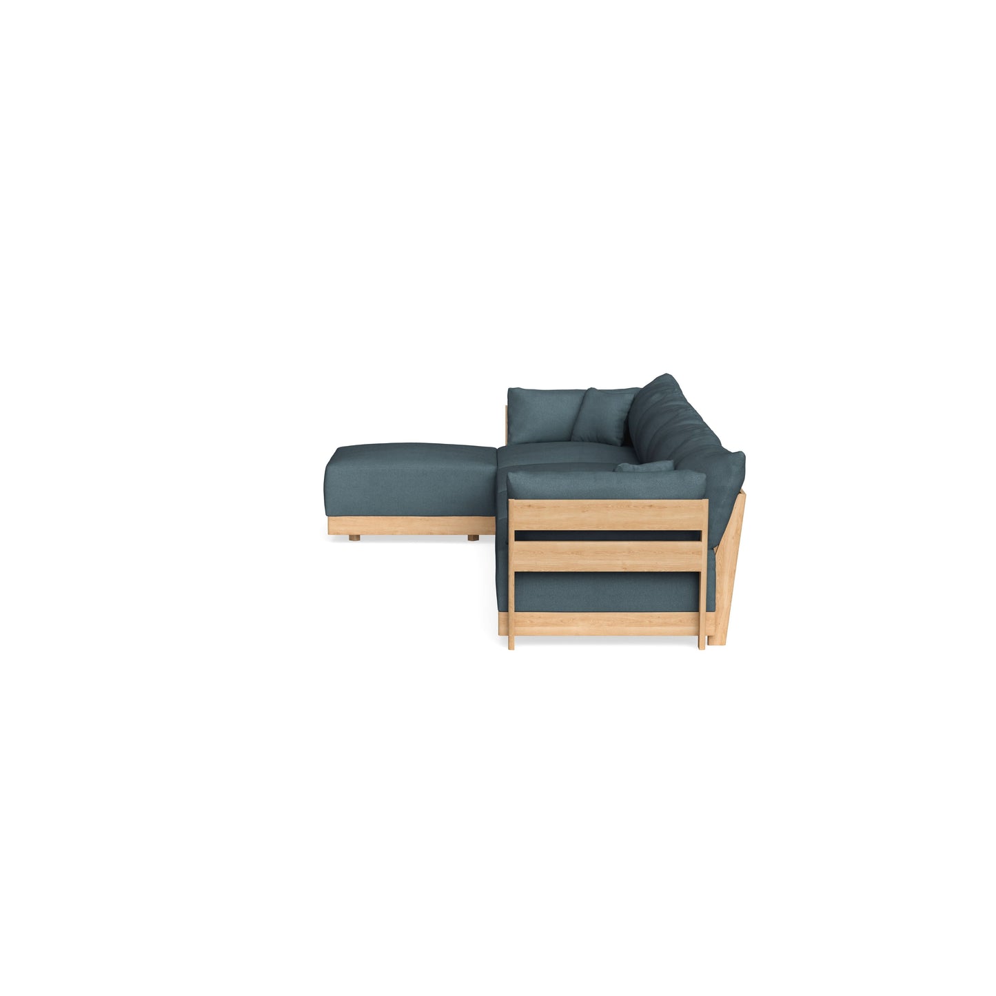Slipcover Only - Modular Bondi 4-Seater Sectional in Slate Blue
