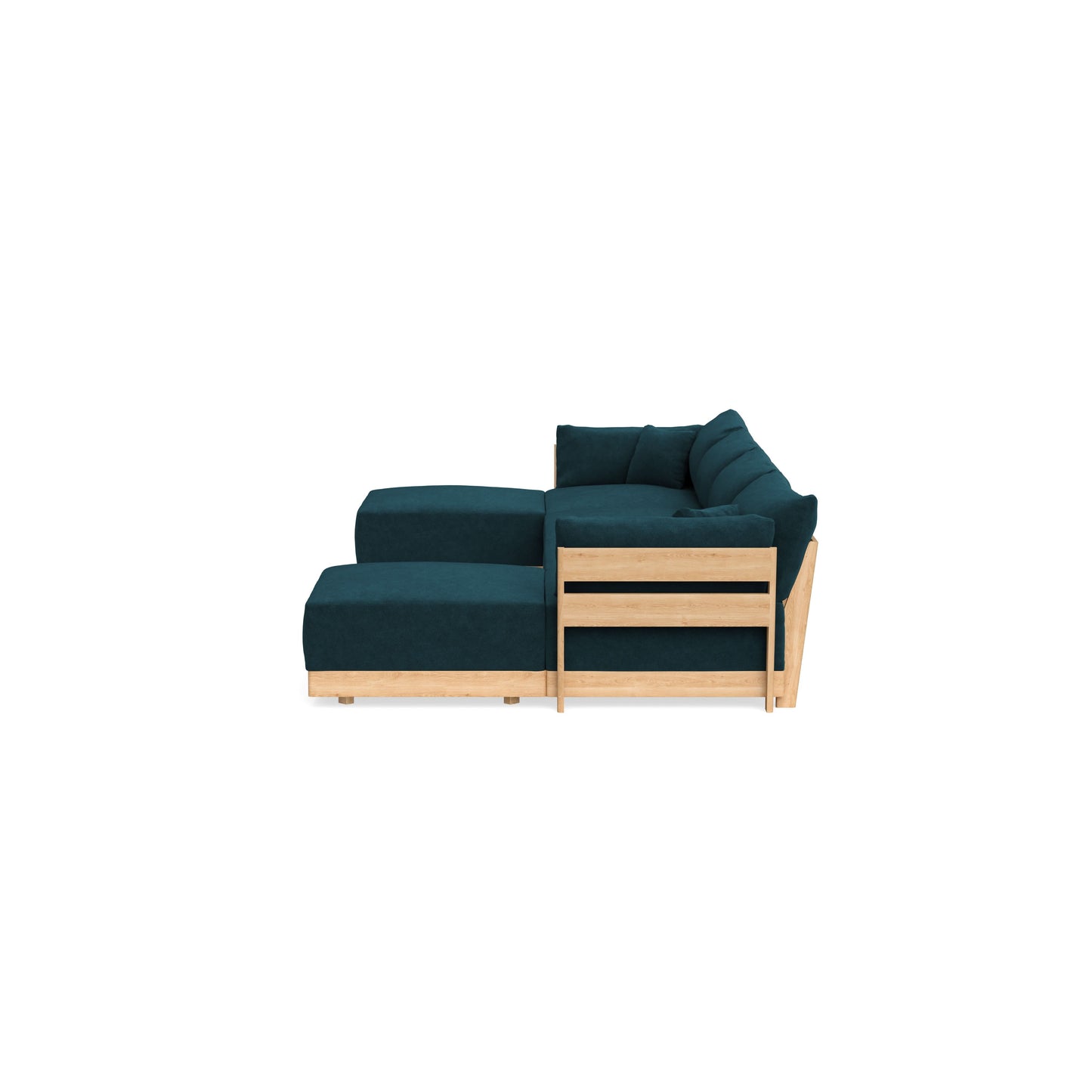 Slipcover Only - Modular Bondi 4-Seater U-Sectional in Indigo