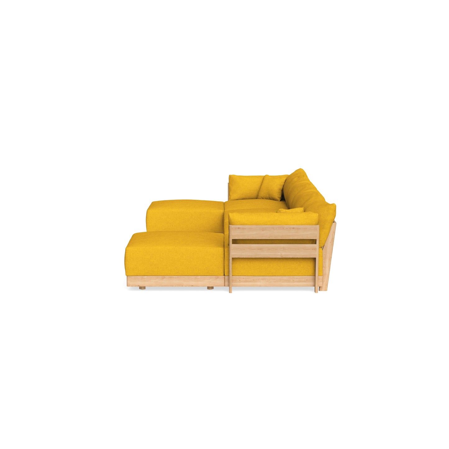 Slipcover Only - Modular Bondi 4-Seater U-Sectional in Sunflower