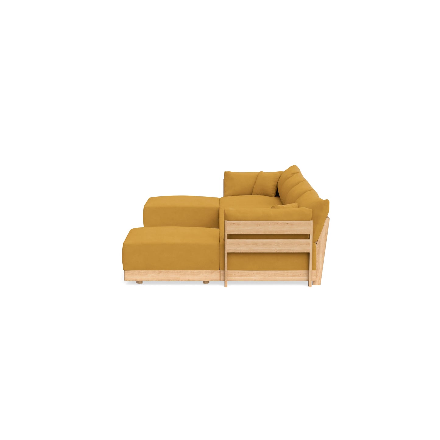 Slipcover Only - Modular Bondi 4-Seater U-Sectional in Honey