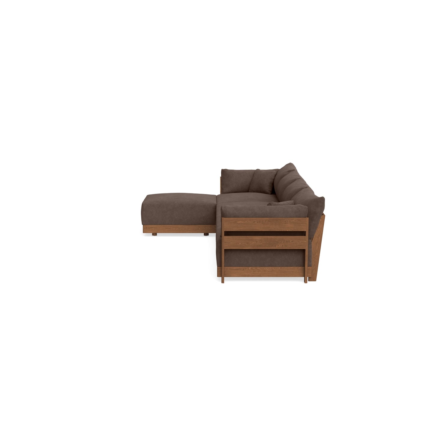 Modular Bondi Espresso 4-Seater Sectional in Chocolate | Classic Blend
