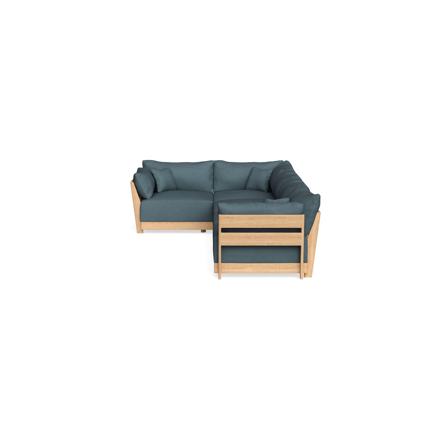 Slipcover Only - Modular Bondi 5-Seater L-Sectional in Slate Blue