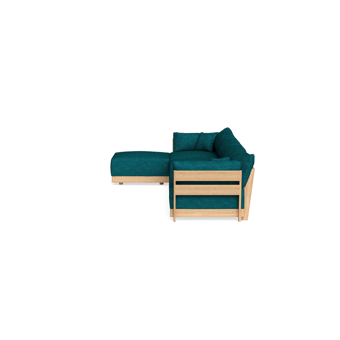 Slipcover Only - Modular Bondi 4-Seater Sectional in Marine Teal