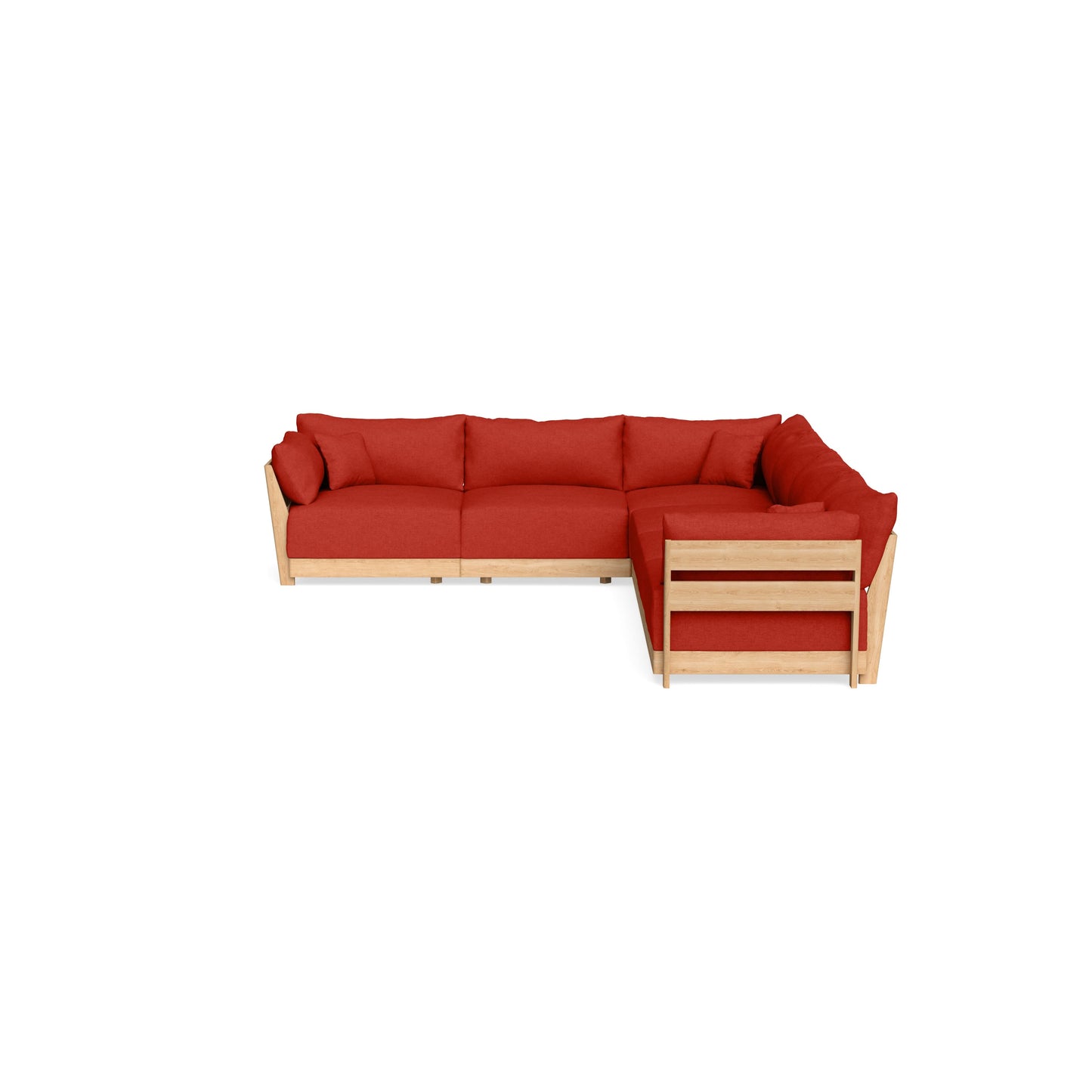 Slipcover Only - Modular Bondi 6-Seater Corner Sectional in Cayenne