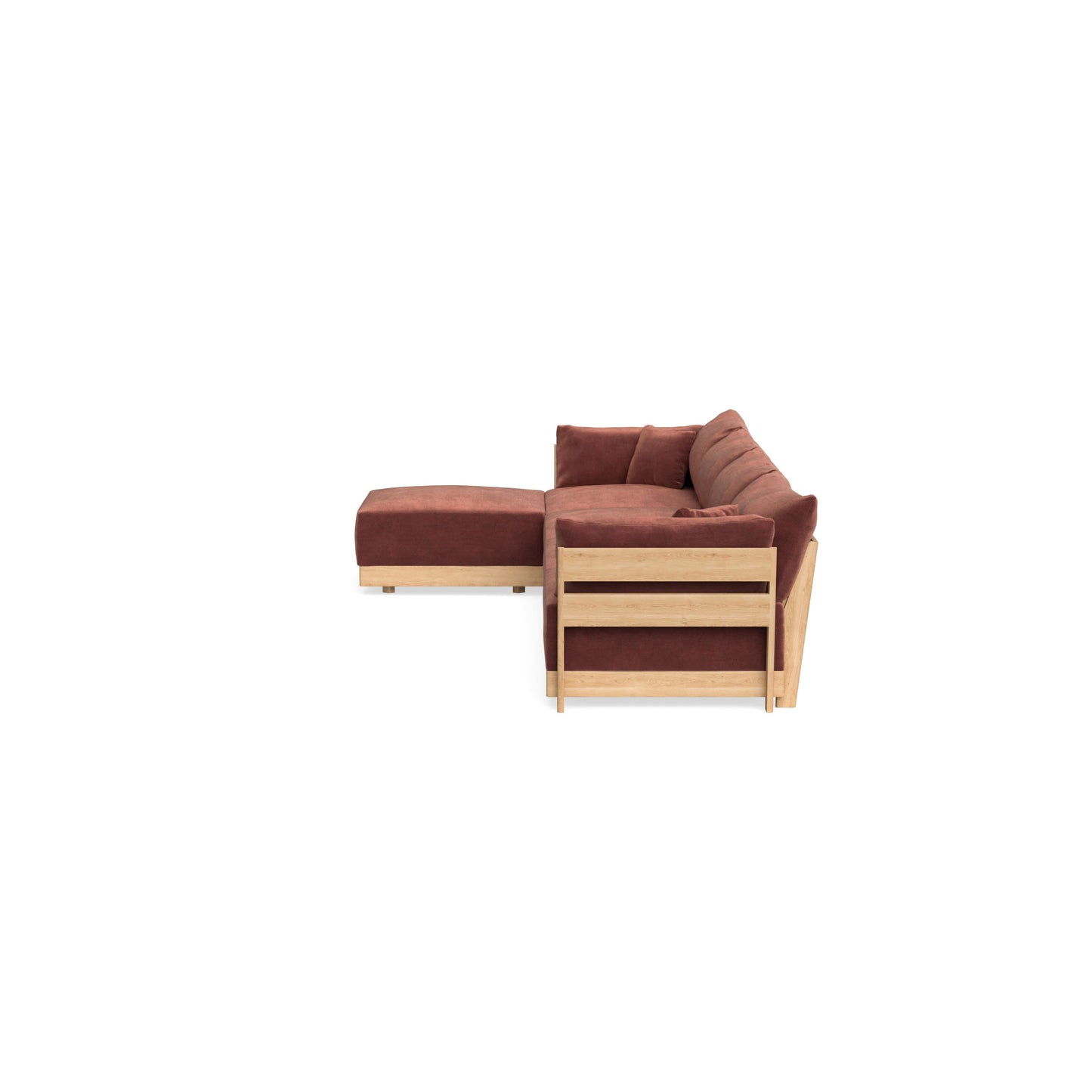 Slipcover Only - Modular Bondi 4-Seater Sectional in Spice