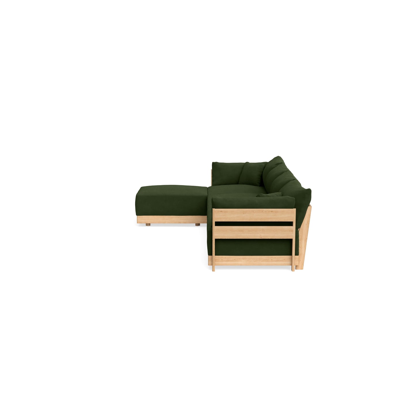 Slipcover Only - Modular Bondi 4-Seater Sectional in Tuscan Green
