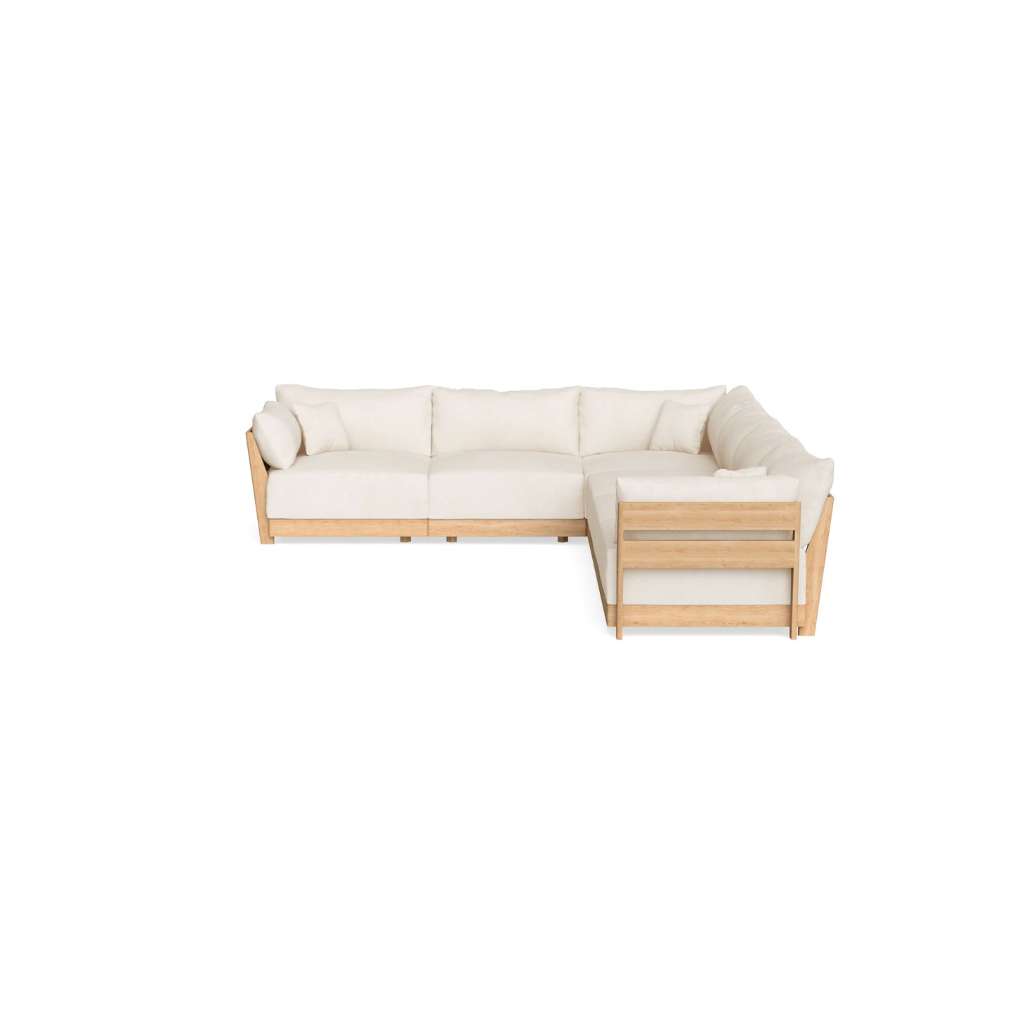Slipcover Only - Modular Bondi 6-Seater Corner Sectional in Powder