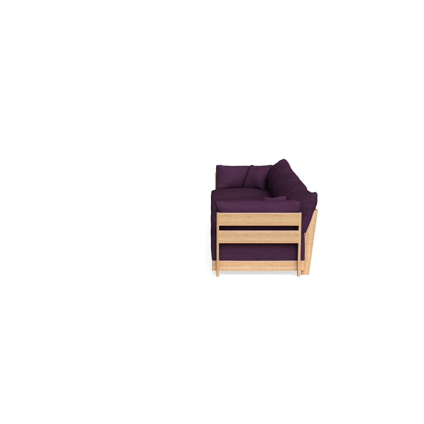Slipcover Only - Modular Bondi 4-Seater Sofa in Aubergine