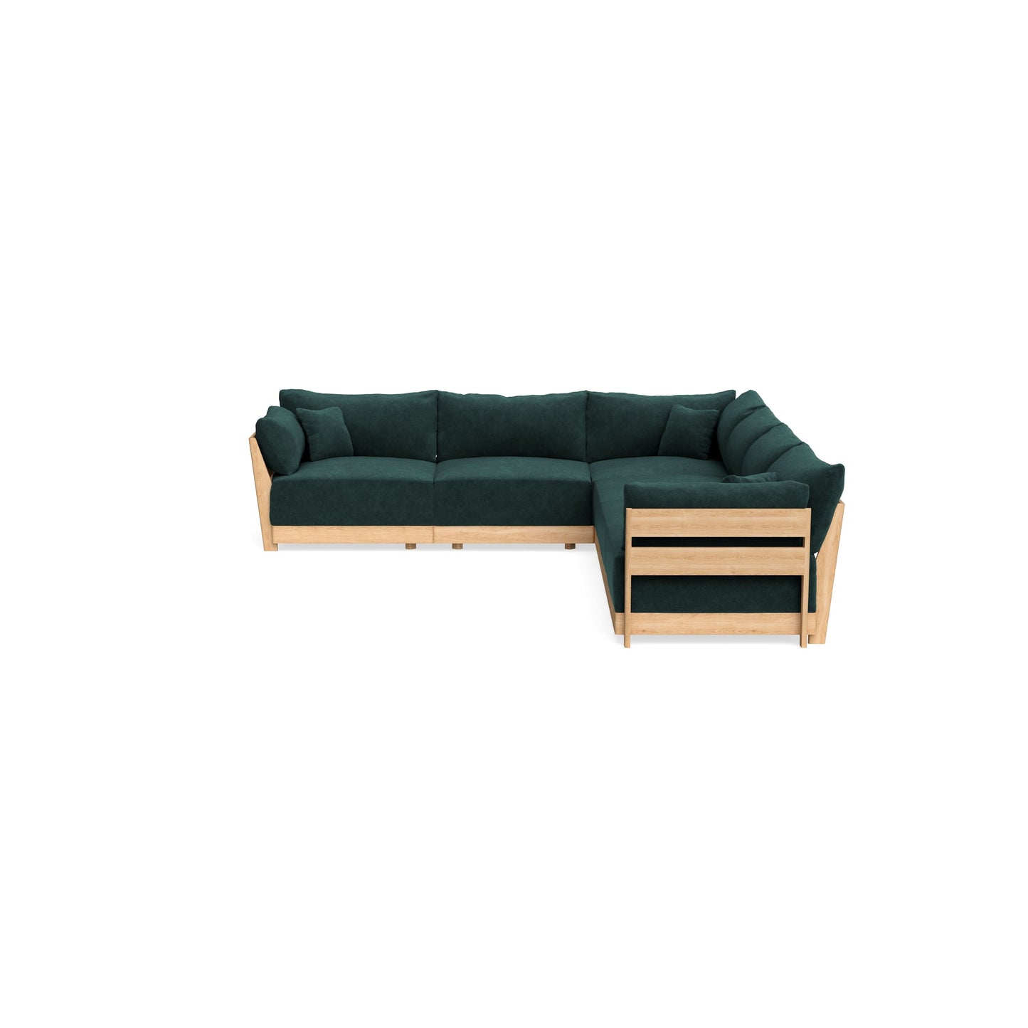 Slipcover Only - Modular Bondi 6-Seater Corner Sectional in Harbor Blue