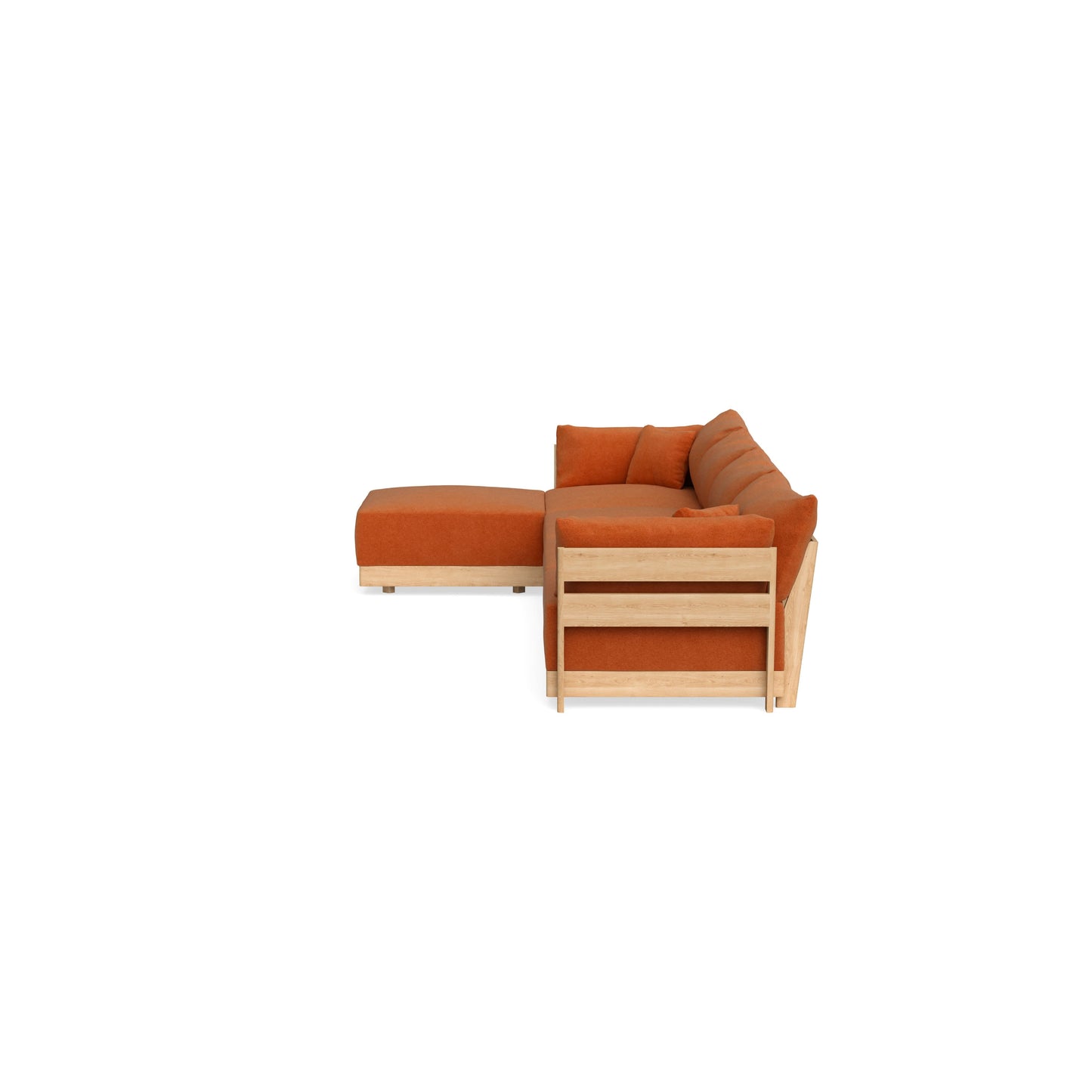 Slipcover Only - Modular Bondi 4-Seater Sectional in Terracotta