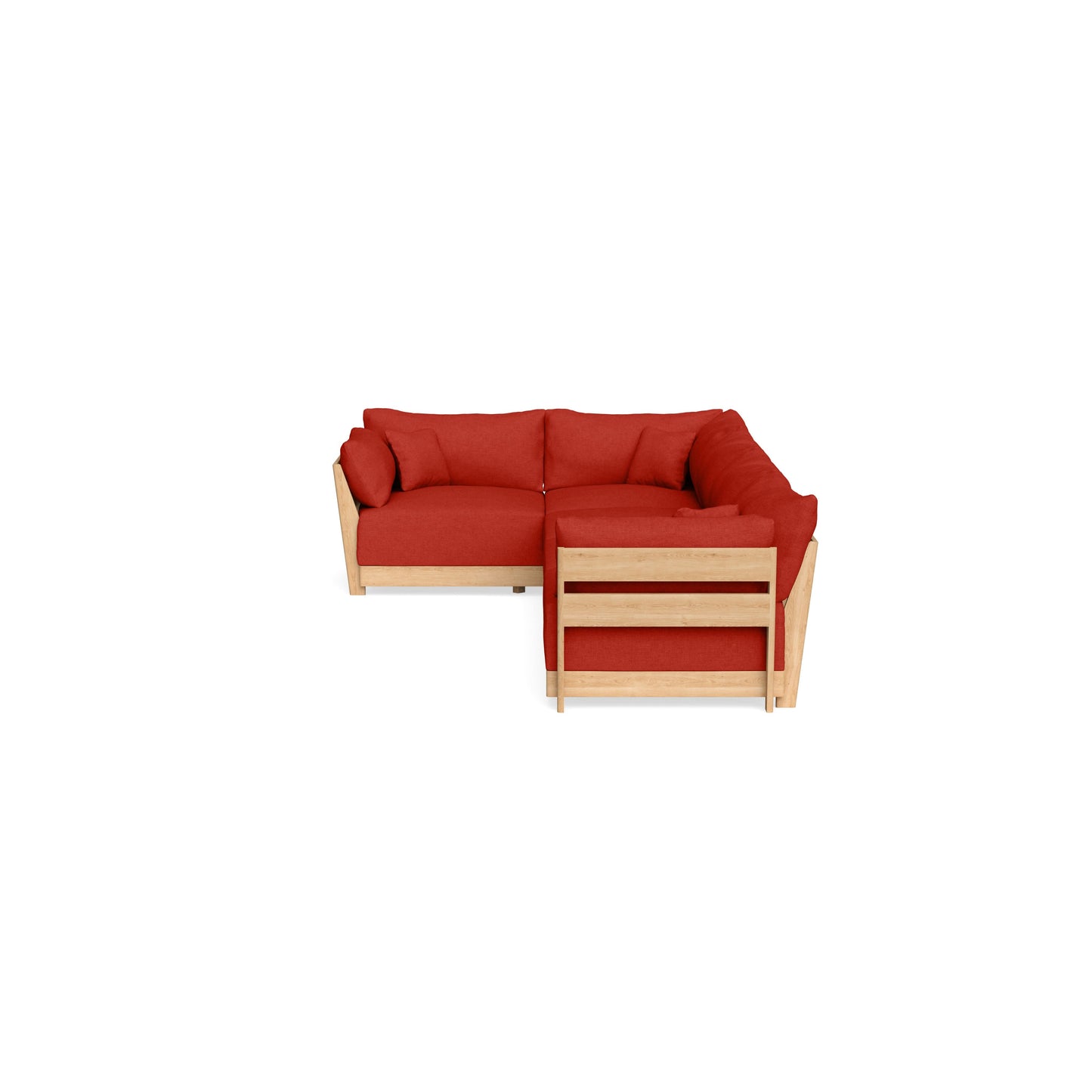 Slipcover Only - Modular Bondi 5-Seater L-Sectional in Cayenne