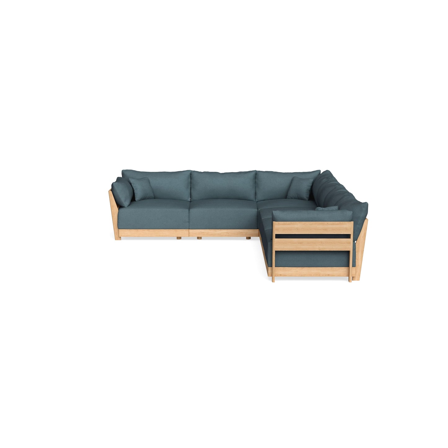 Slipcover Only - Modular Bondi 6-Seater Corner Sectional in Slate Blue