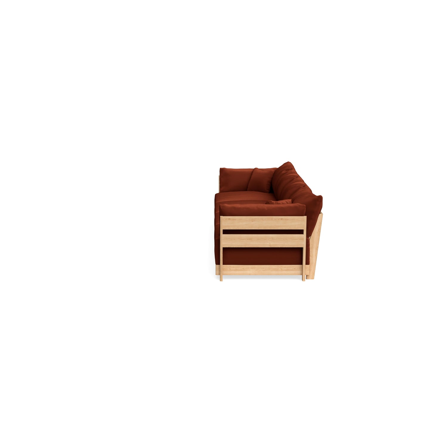 Slipcover Only - Modular Bondi 4-Seater Sofa in Rust