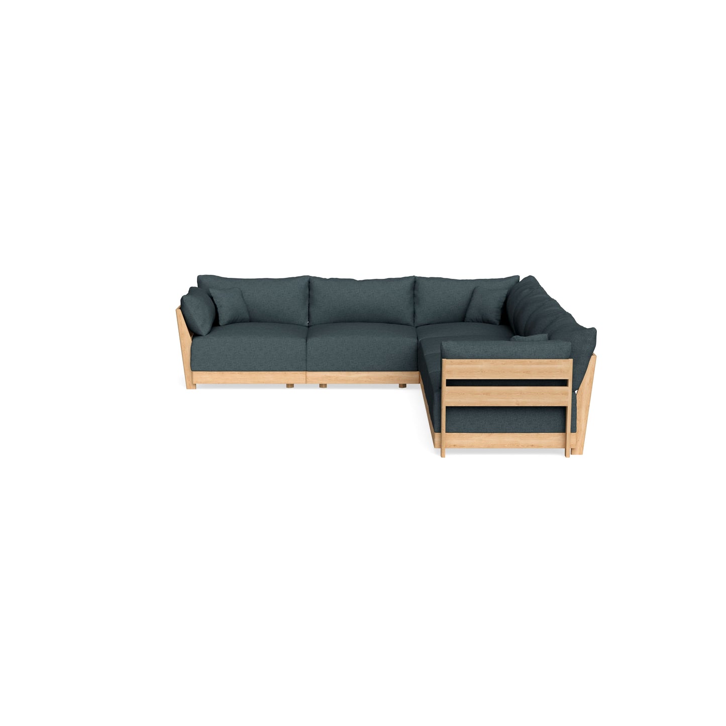 Slipcover Only - Modular Bondi 6-Seater Corner Sectional in Ocean Gray