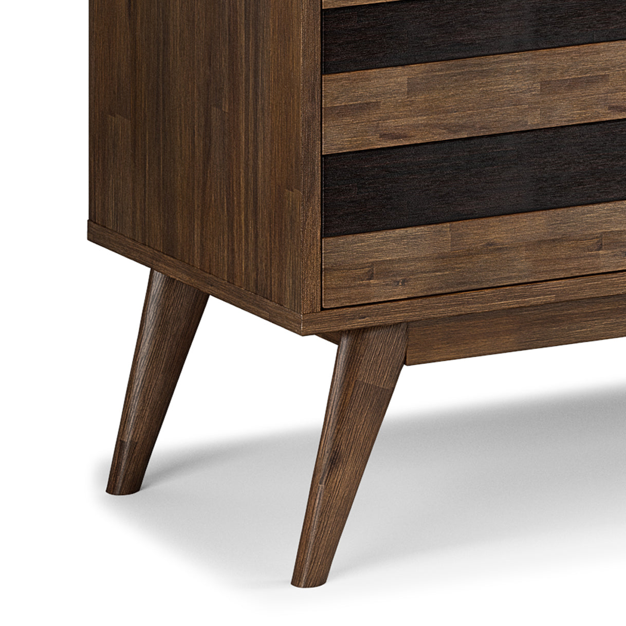 54" TV Stand with Adjustable Shelves and Sliding Doors