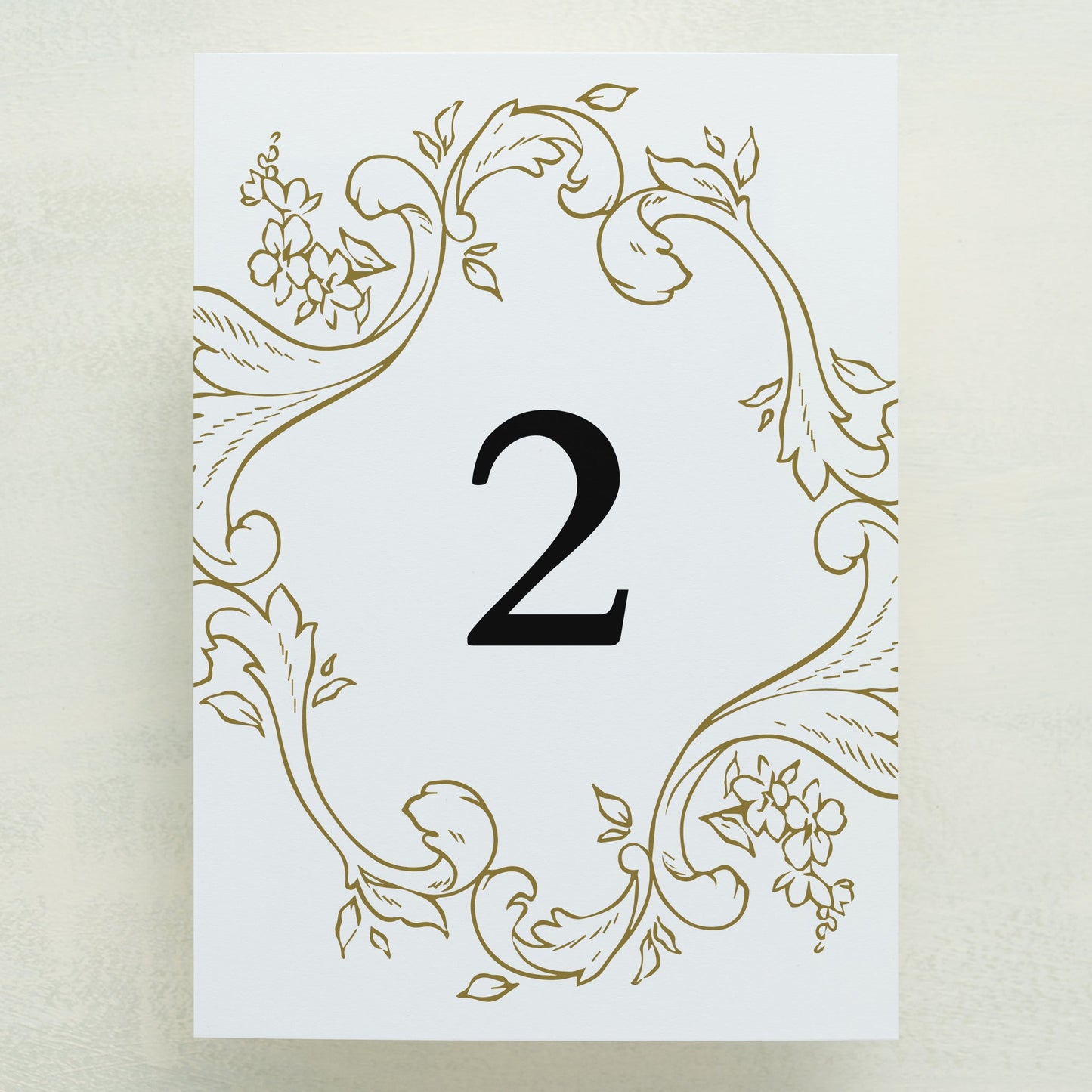 Garden Gate Table Numbers