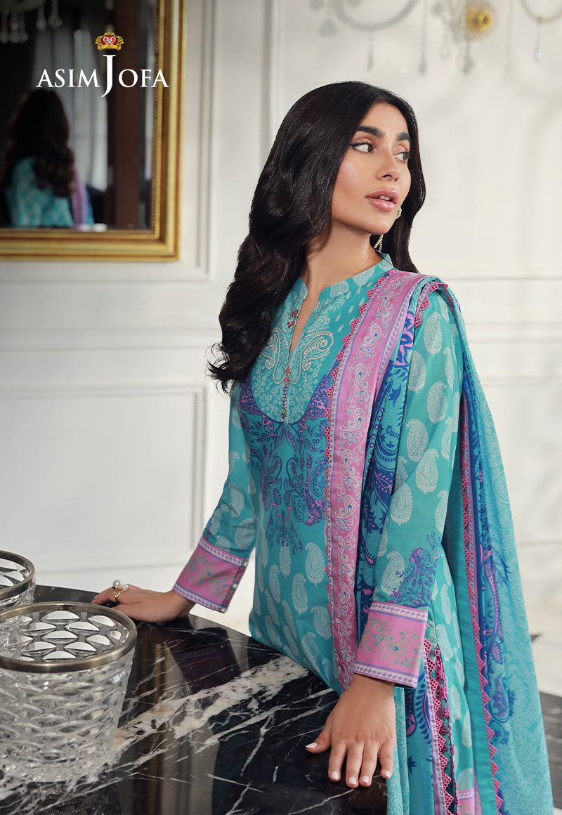 AJUN-11 PRINTED LAWN 3 PCS
