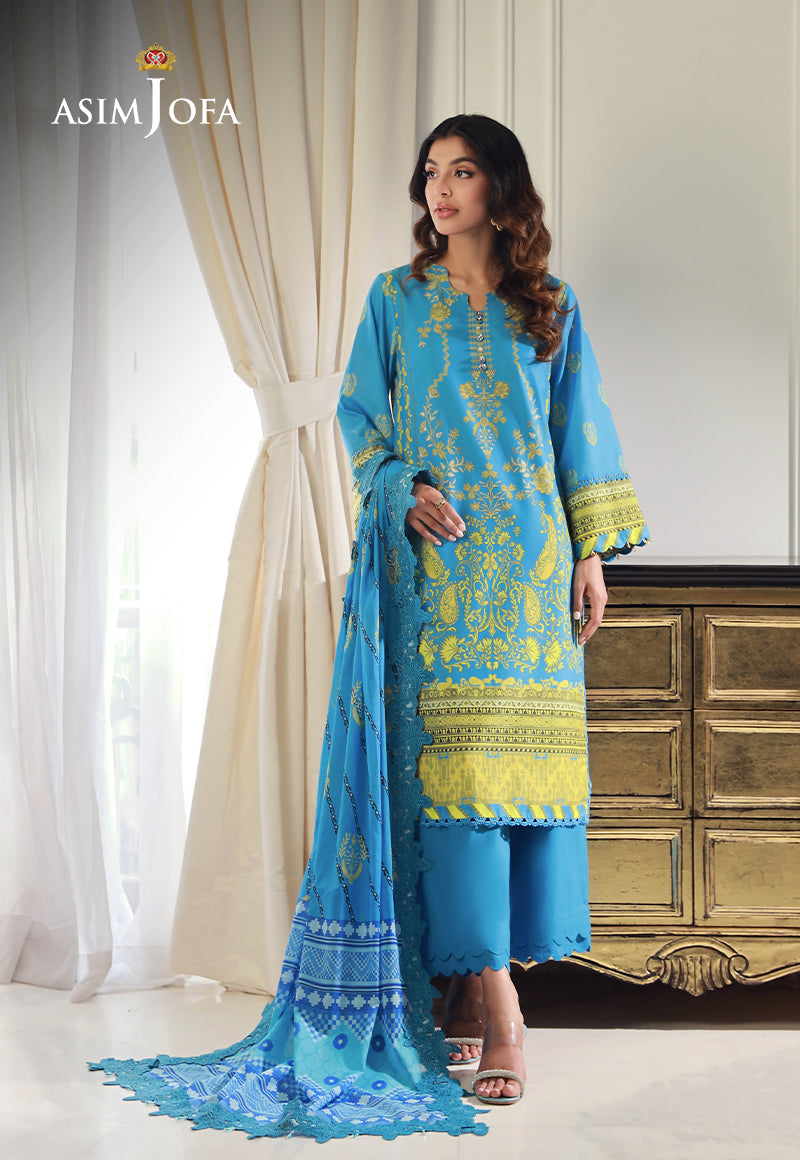 AJUN-16 PRINTED LAWN 3 PCS