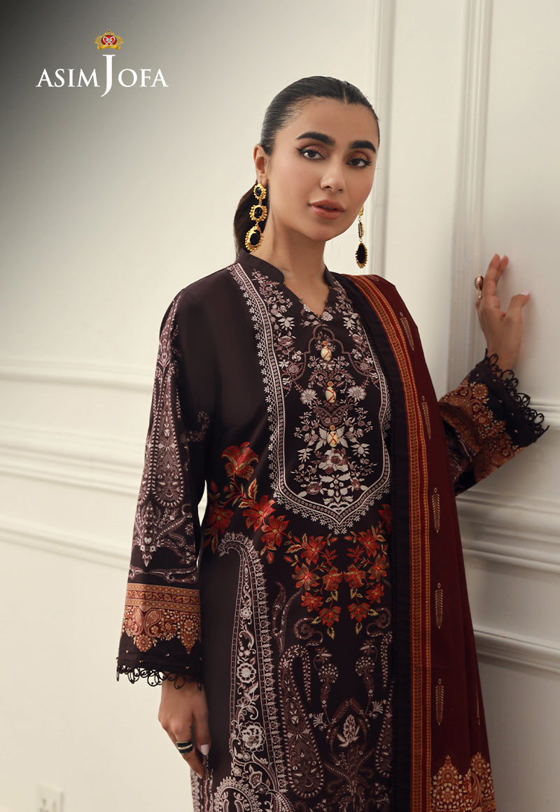 AJUN-08 PRINTED LAWN 3 PCS