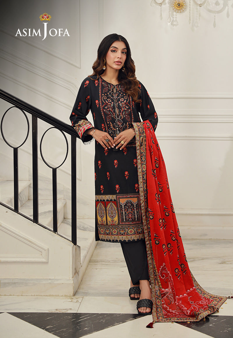 AJUN-12 PRINTED LAWN 3 PCS