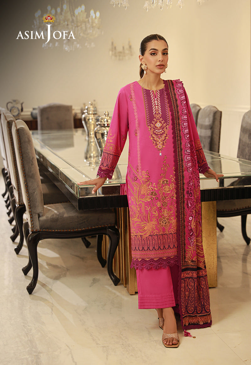 AJUN-01 PRINTED LAWN 3 PCS