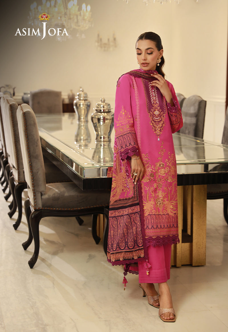 AJUN-01 PRINTED LAWN 3 PCS