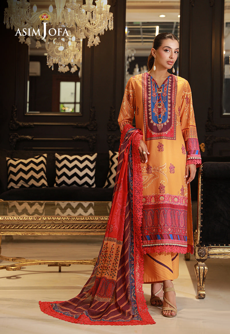 AJUN-09 PRINTED LAWN 3 PCS