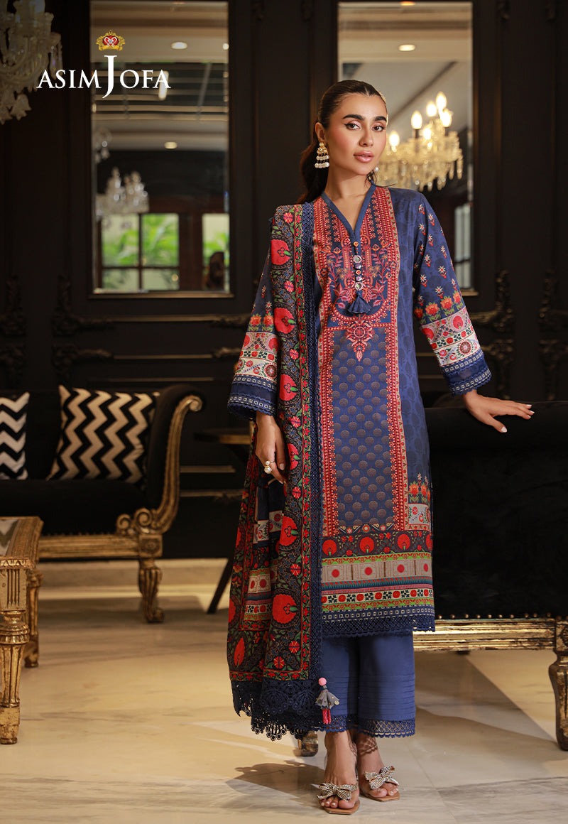 AJUN-07 PRINTED LAWN 3 PCS