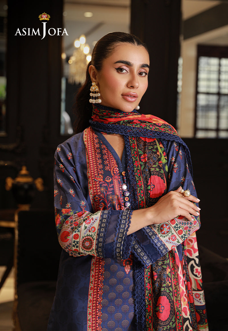 AJUN-07 PRINTED LAWN 3 PCS