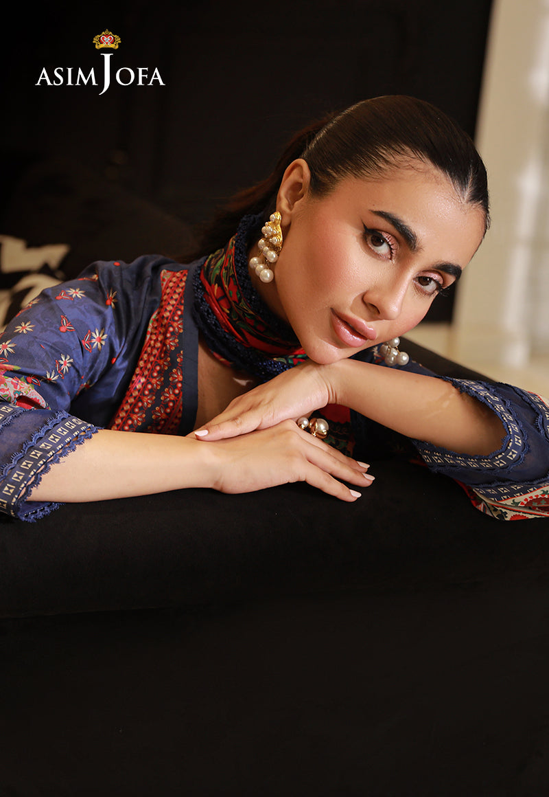 AJUN-07 PRINTED LAWN 3 PCS