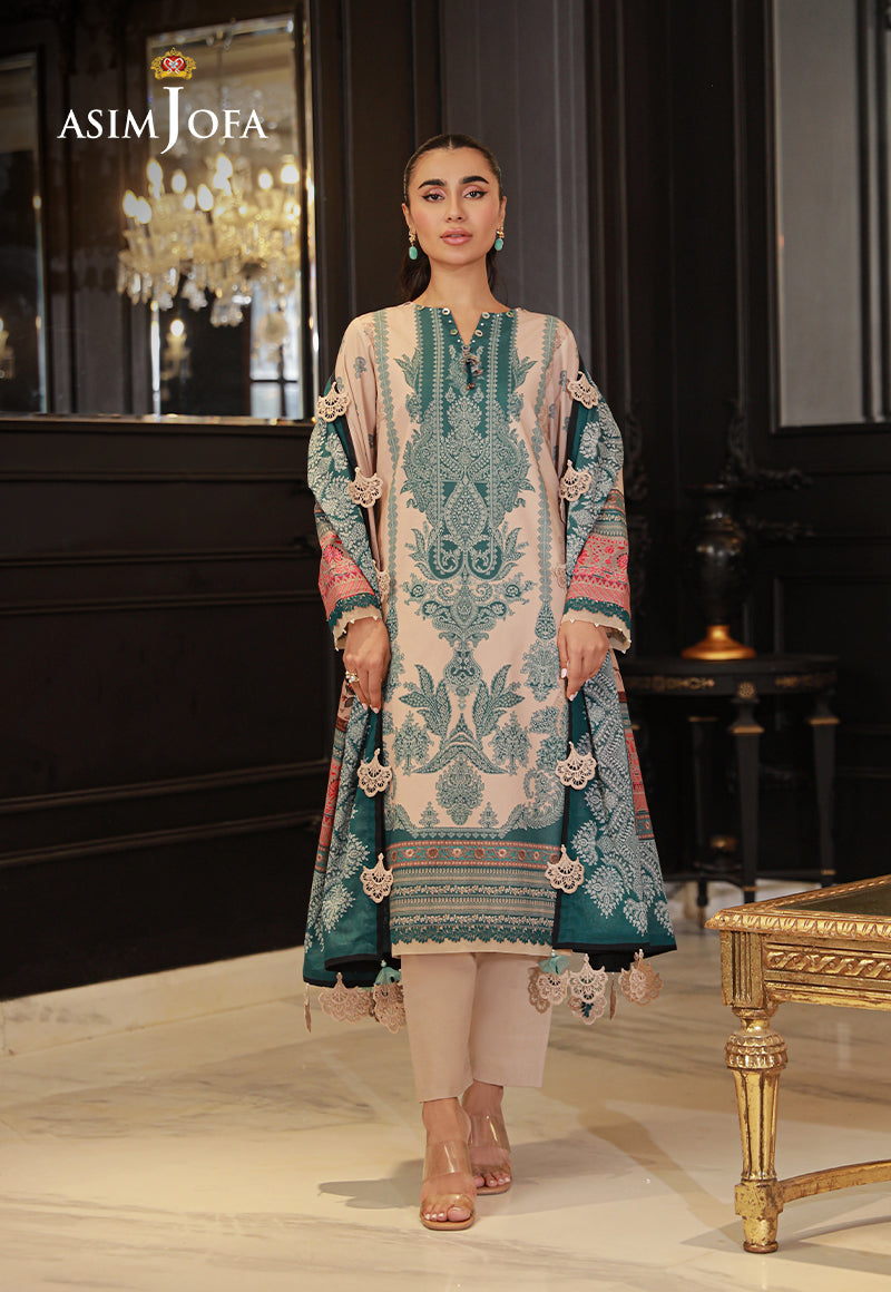 AJUN-10 PRINTED LAWN 3 PCS