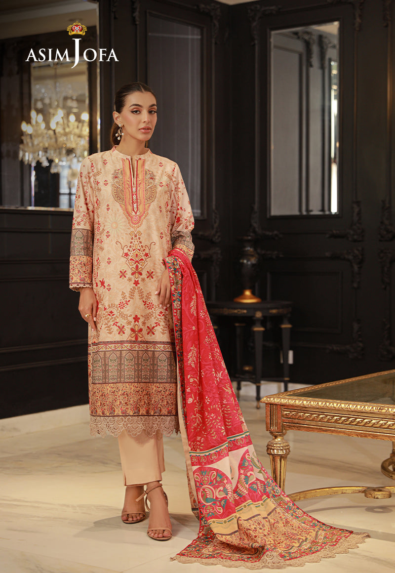 AJUN-14 PRINTED LAWN 3 PCS