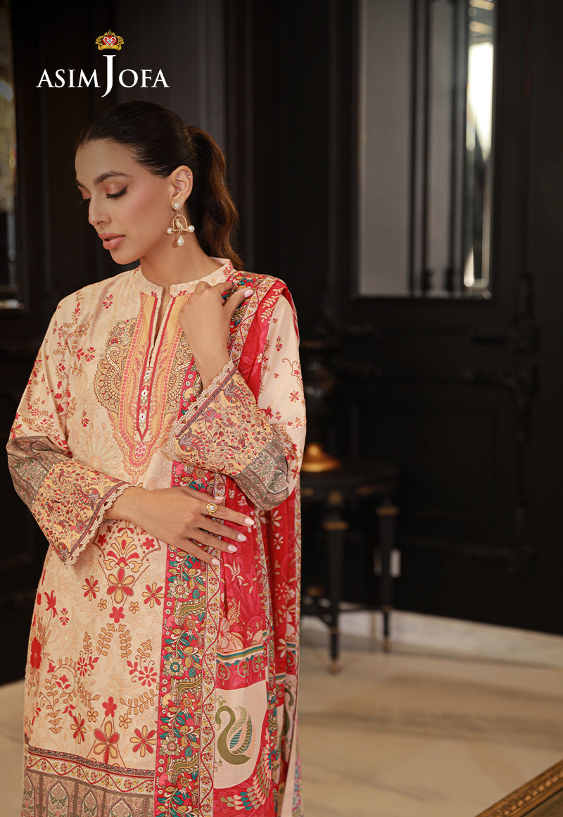 AJUN-14 PRINTED LAWN 3 PCS