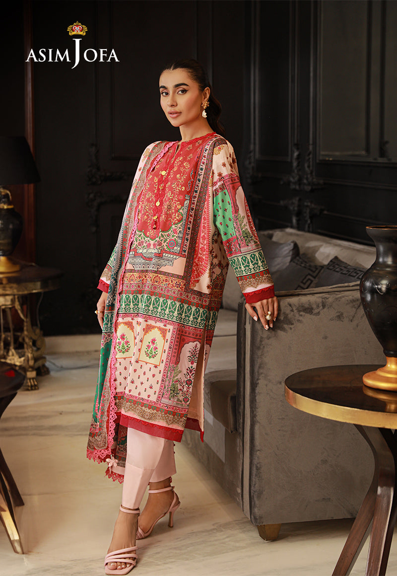 AJUN-02 PRINTED LAWN 3 PCS