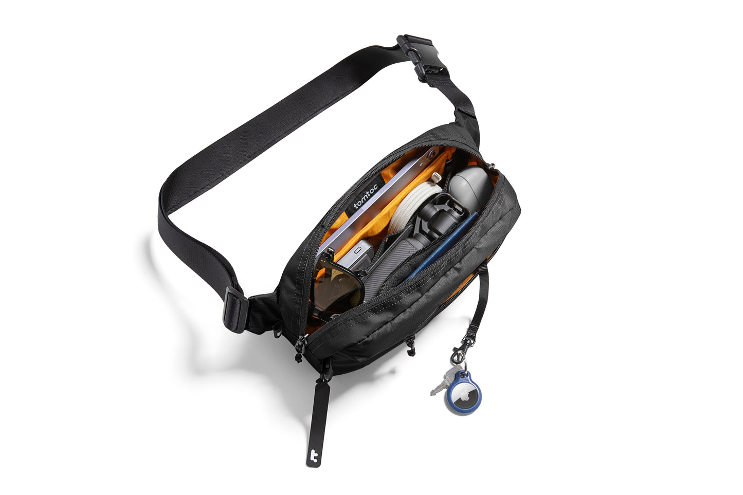 Tomtoc Aviator Chest Bag 3.5L (Black)