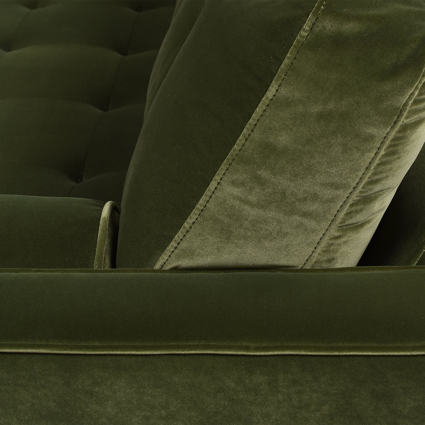 Upholstered Sofa with 2 Removable Cushions