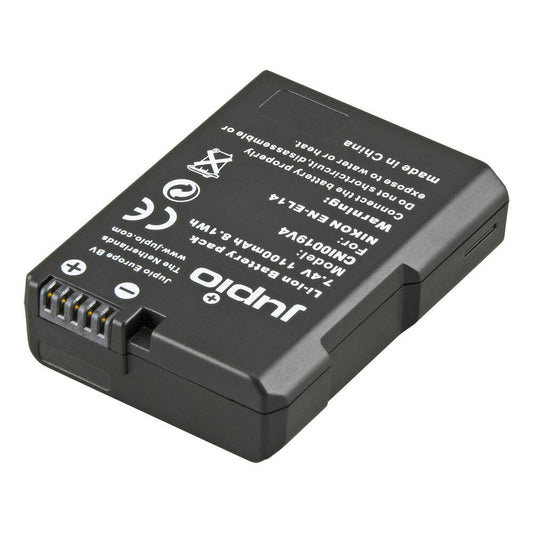 Jupio Li-Ion 7.4V 1100mAh Rechargeable Battery For Nikon EN-EL14 Camera