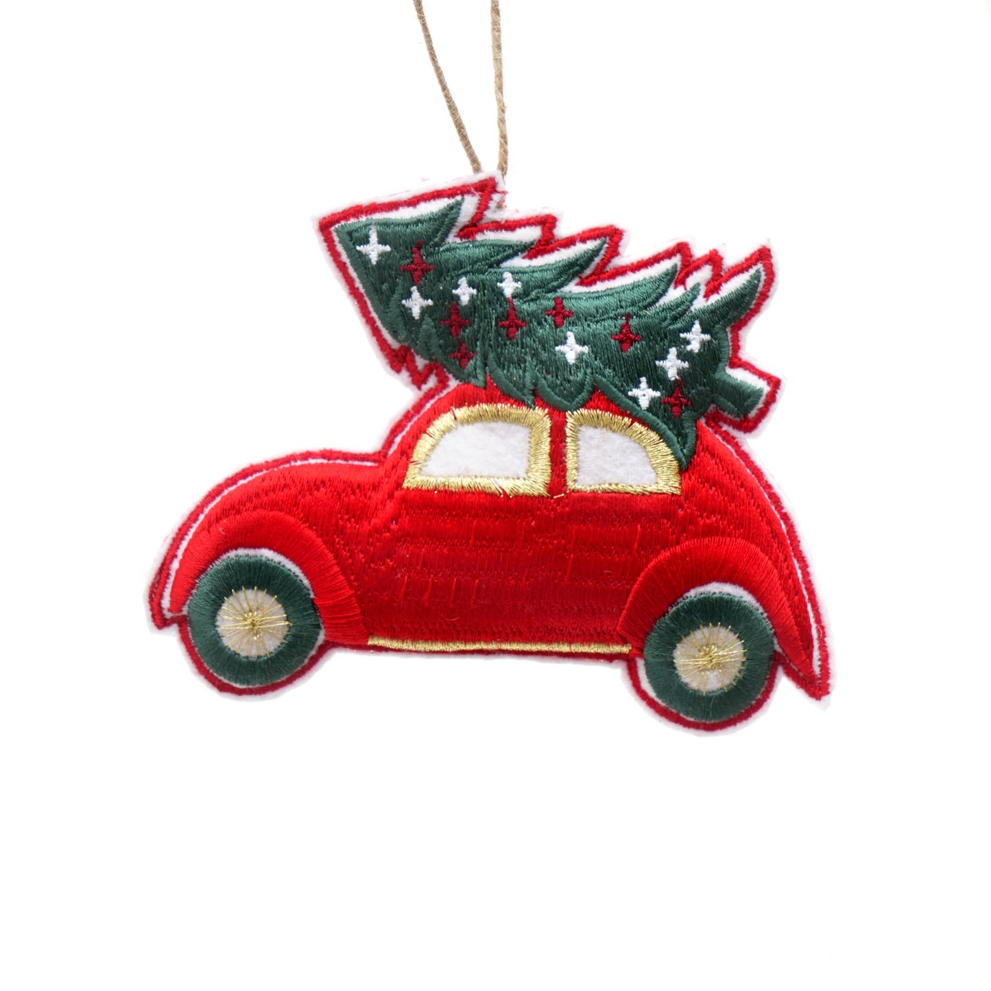 Christmas Tree Hanging Ornament, Set of 6