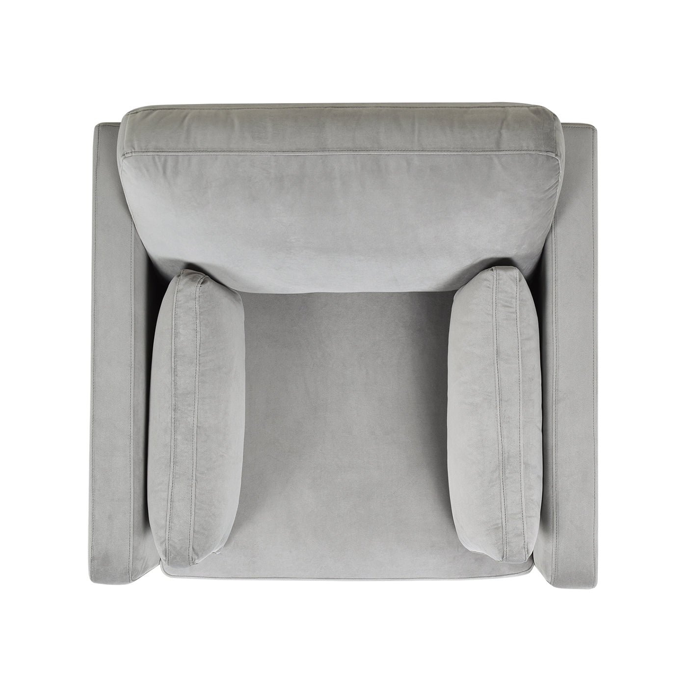Contour Velvet Upholstered Accent Chair with Removable and Reversible Back