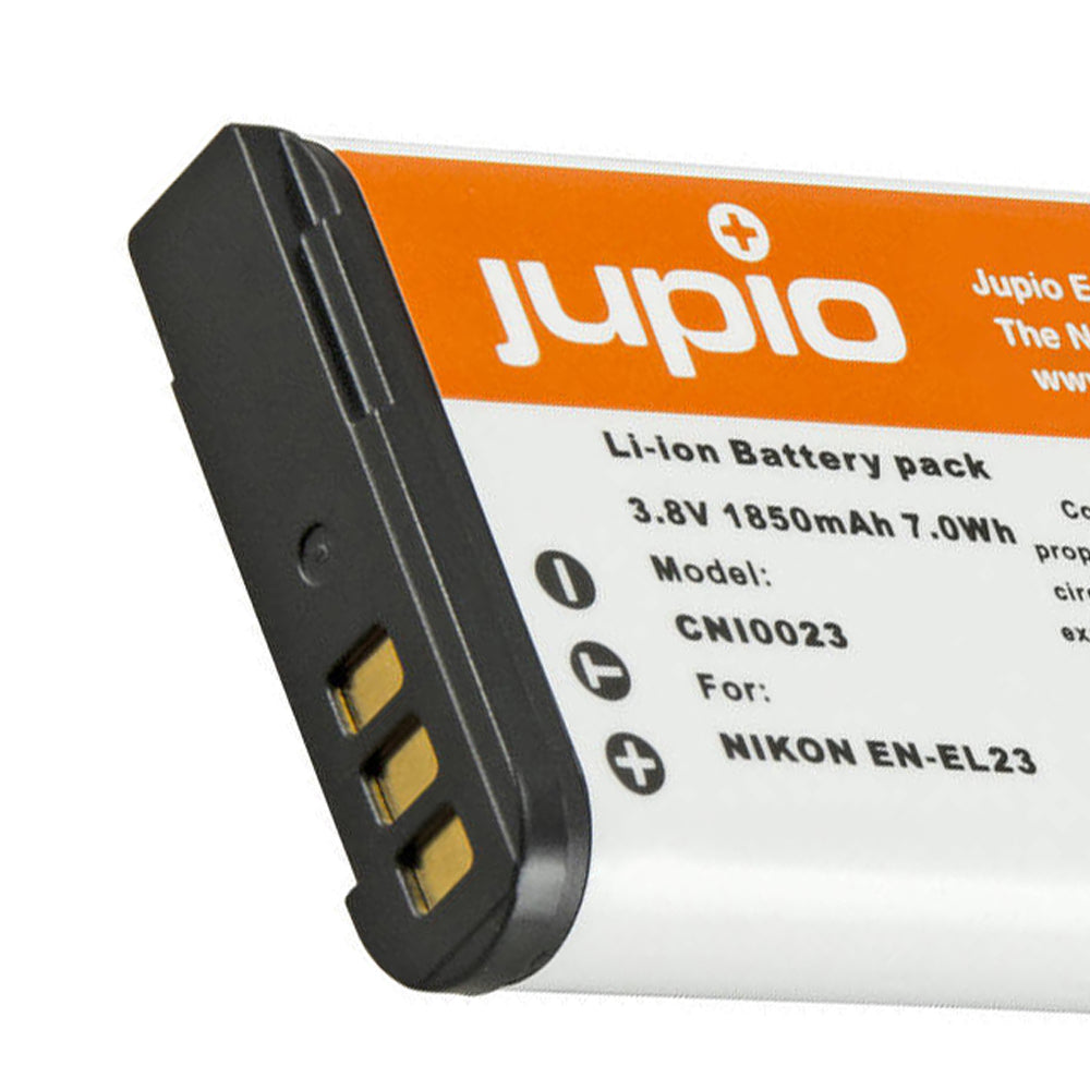 Jupio Li-Ion 3.8V 1850mAh Rechargeable Battery For Nikon EN-EL23 Camera