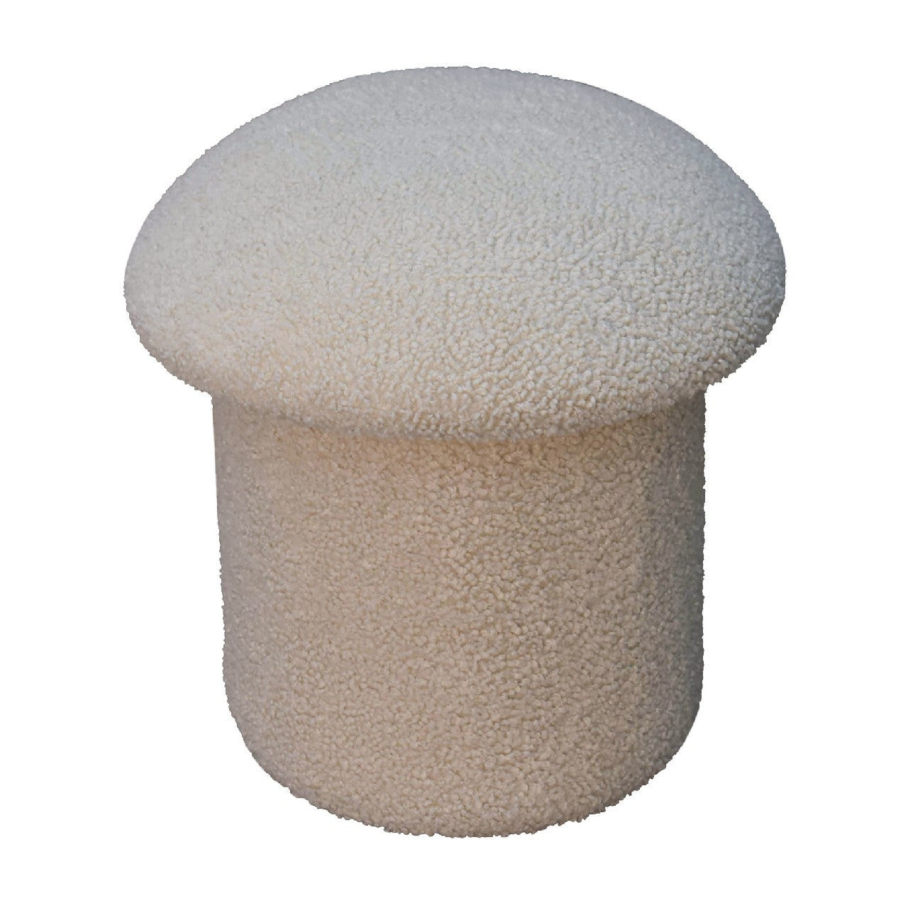 Mushroom Upholstered Footstool