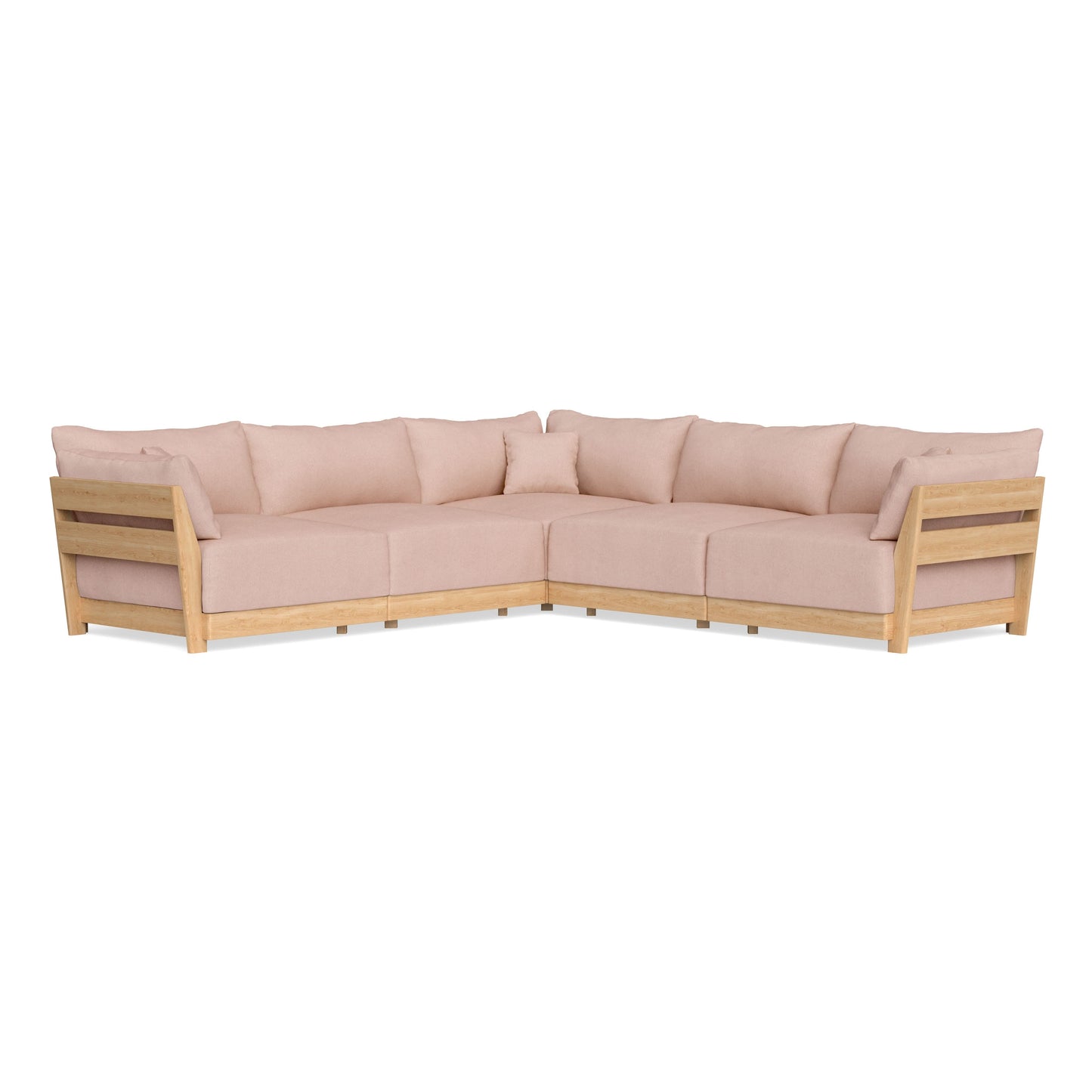 Slipcover Only - Modular Bondi 5-Seater Corner Sectional in Rose Quartz